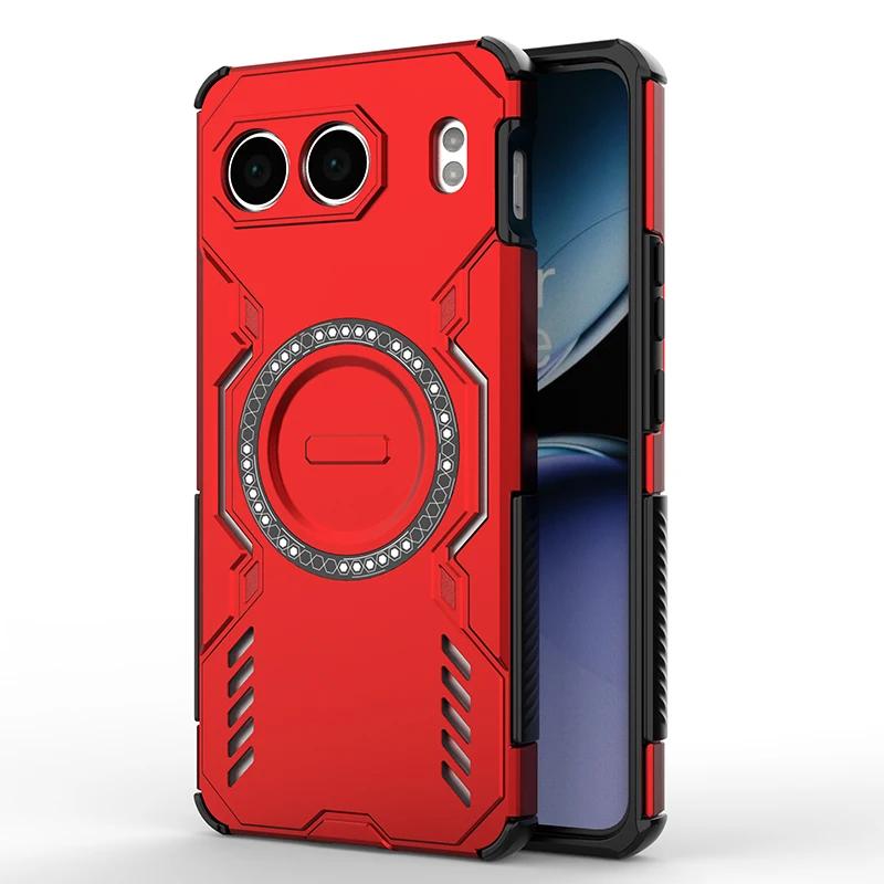 

Роскошный Прочный чехол для oneplus Nord 4 Вентилируемый Ударопрочный сильный Магнитный Металлический Корпус для OnePlus 1 + 13 1+ 13R Ace 5 Pro Слайдер OnePlus 13R