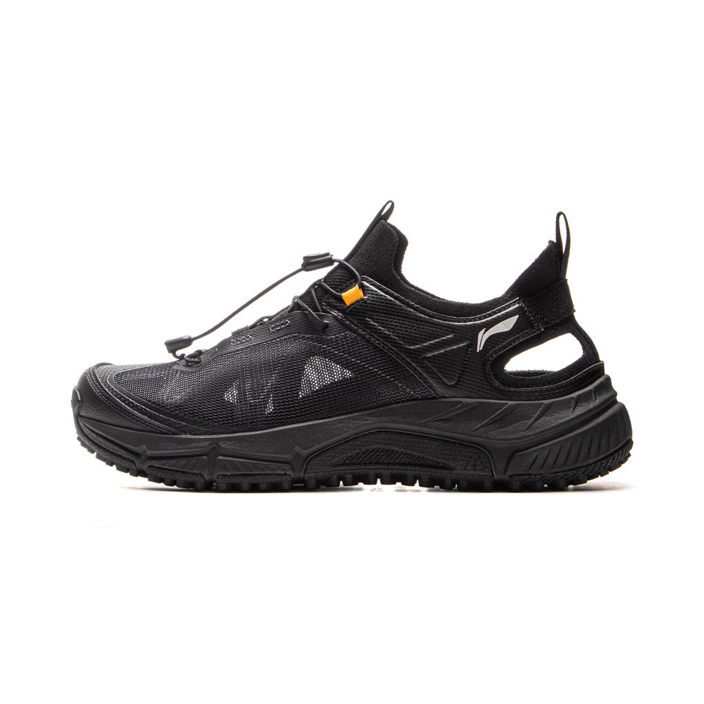 LiNing Yijie Lite Outdoor Comfortable Simple Non-Slip Breathable Wear-Resistant Creek Shoes Men Shoes Black AHLV013-1