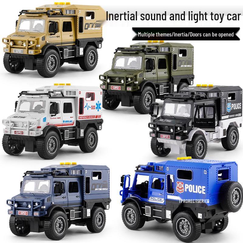 Large Children's Toy Car Model with Lights and Music