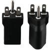 2pcs Black 6-15P To 5-15R American  Plug Adapter Nema 6-15R American  Gauge Adapter  Electrician