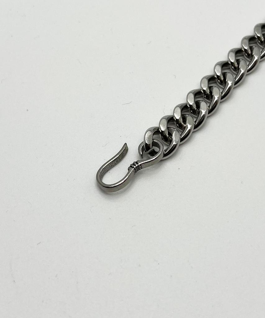 Sexto [Necklace][Surgical Steel] 1202Dc Chain Necklace Silver