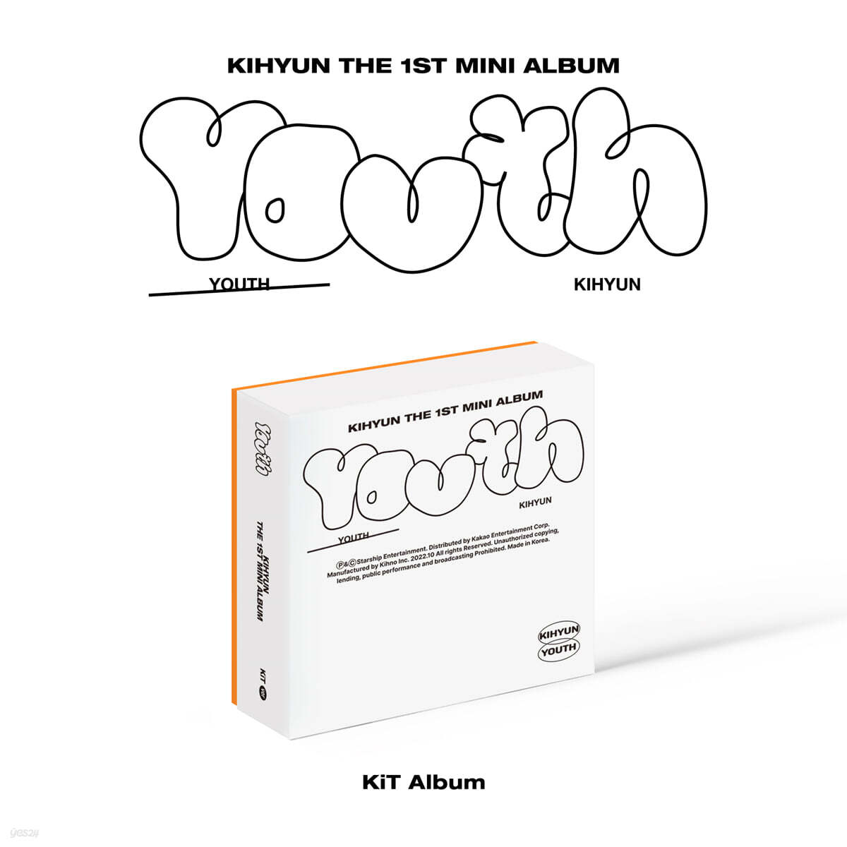 

Kihyun - 1st Mini Album: YOUTH [KiT ver.]