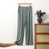 Übergröße XL bis 6XL Damen Modal Schlafhose Durchgehend Schleifenmuster Schmale Passform Lässige Loungehose Auch zum Ausgehen geeignet Unterwäsche-Hose