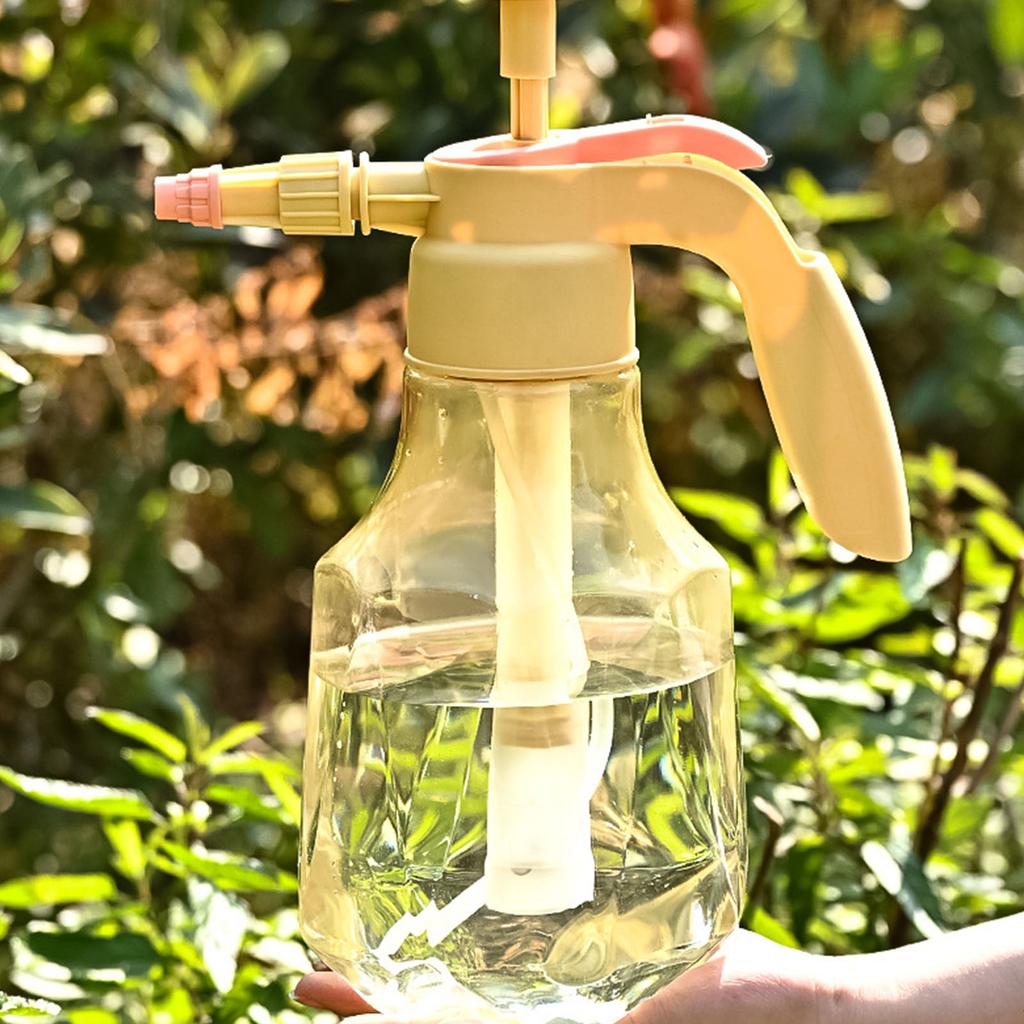 Pressure Sprayer 1.5L Large Capacity High Pressure Water Spray Bottle for Garden Plant Watering