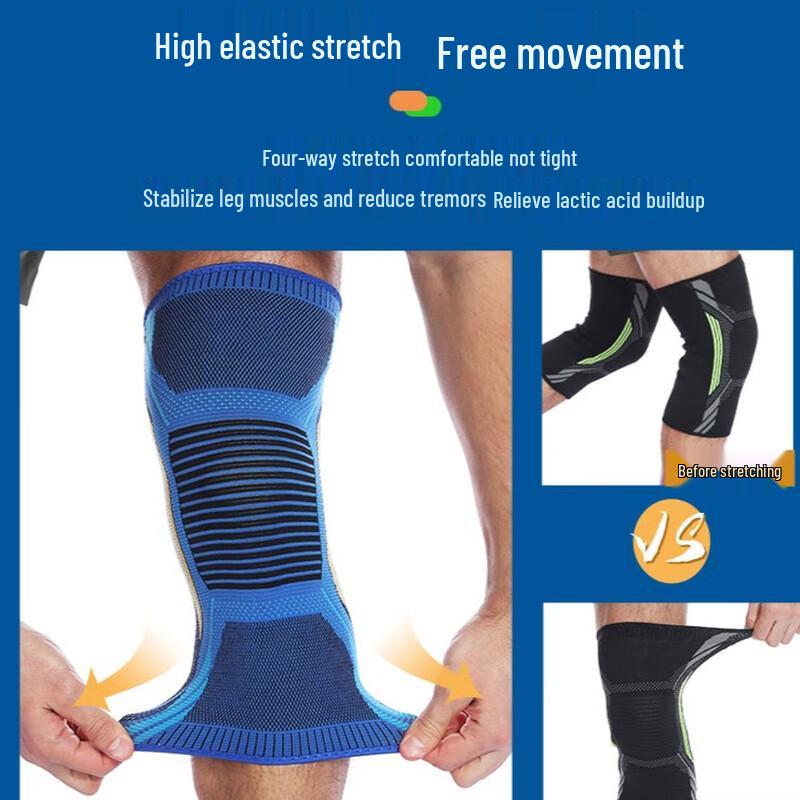 Chiwang Knitted Anti-Slip Sports Knee Support