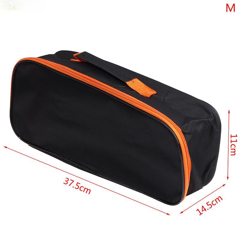 

Black Car Wear Resistant Zipper Closure Practical Storage Case With Handle Durable Portable Pouch Vacuum Cleaner Tool Bag