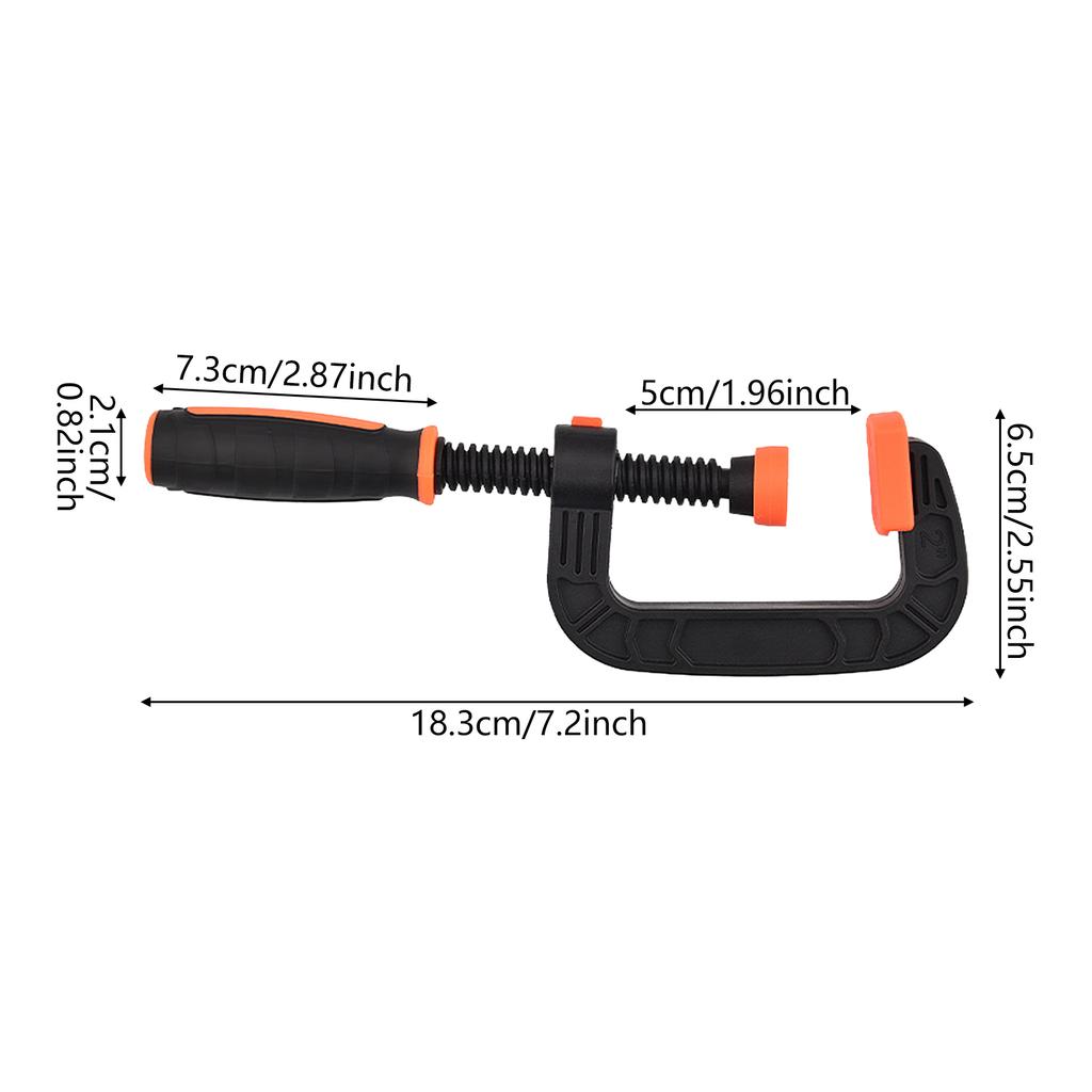 C-Clamps for Woodworking Adjustable Strong Clamping Force C Clamp for Most DIY Woodworking