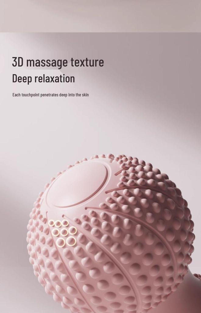 Peanut Fascia Ball: Foot, Lumbar & Neck Massage for Muscle Relaxation and Yoga Fitness.
