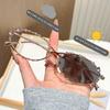 European and American Retro Fashion Men's and Women's Anti Blue Light Glasses with Photochromic Properties for Protecting Eyesig