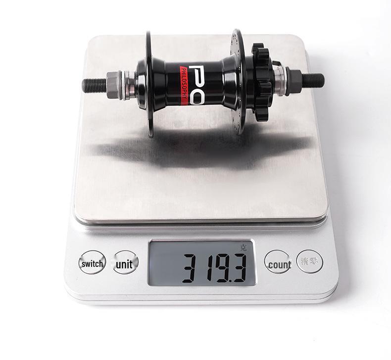 Single-Speed Dirt Jump Bike Hub: Aluminum Alloy, 6 Pawls, 16T, 100/135 Spacing, 120 Clicks, 36 Holes, 4 Sealed Bearings.