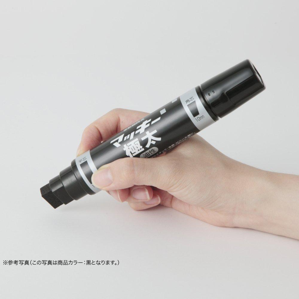 Zebra Mackie Extra Thick Oil-Based Pen, Blue, MC-EB-450-BLT