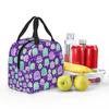 Jellyfish Pattern Elegant Marine Life Design Insulated Lunch Bag Cooler Thermal Food Box Tote Portable Lunch Boxes Container