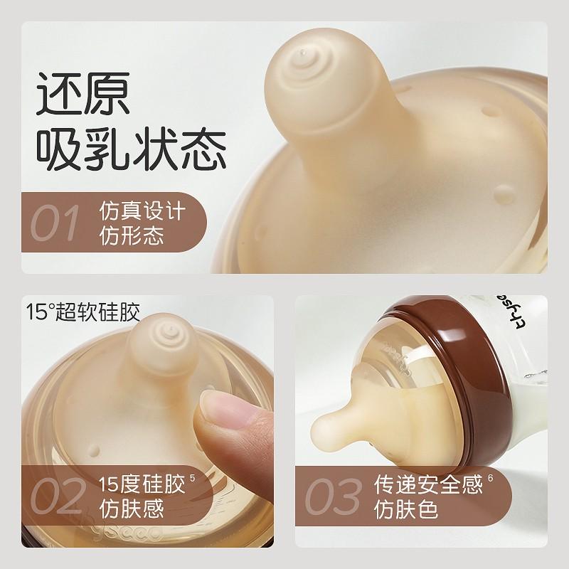 Anti-colic Glass Baby Bottle Set Newborn Gift Box PPSU Nipple Water Cup Tableware Infant Feeding
