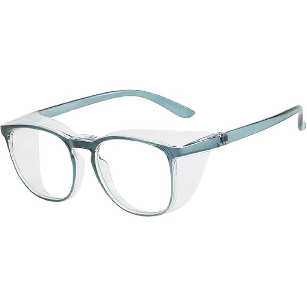 Schutzbrille für Männer Frauen Krankenschwestern Antibeschlag Stilvoll Modisch Bequeme Brille mit Seitenschutz Augenschutz für Erwachsene