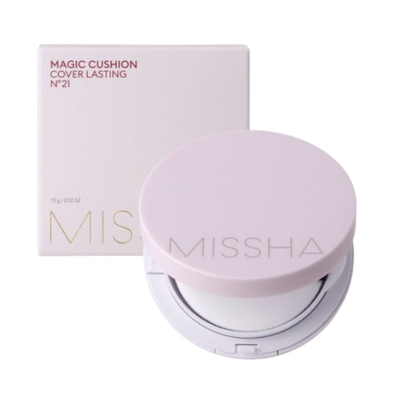 MISSHA Волшебный кушон-чехол Стойкий – Стойкое покрытие Кушон-основа SPF50+ PA+++ (15 г, 2 оттенка) No. 21 1 ea