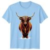 Highland Cow Animals Unisexs Tshirt Unisexs Tee Graphic Unisex Tee