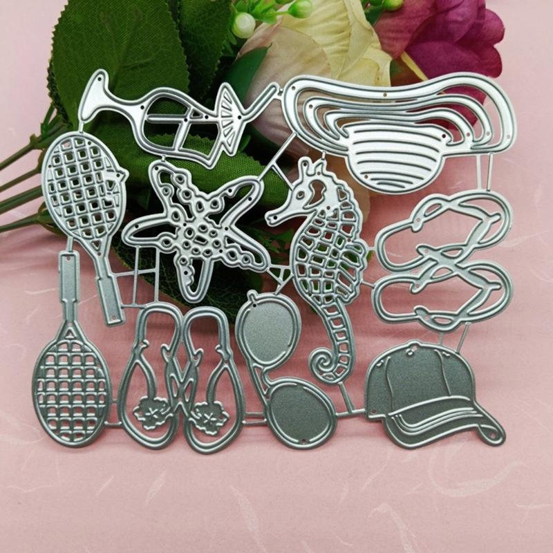 Holiday Series Cutting Dies Beach Metal Die Cuts for DIY Card Photo Decoration