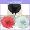 Large Edge Straw Hat With Sun Protection For Women Summer Beach Fashion