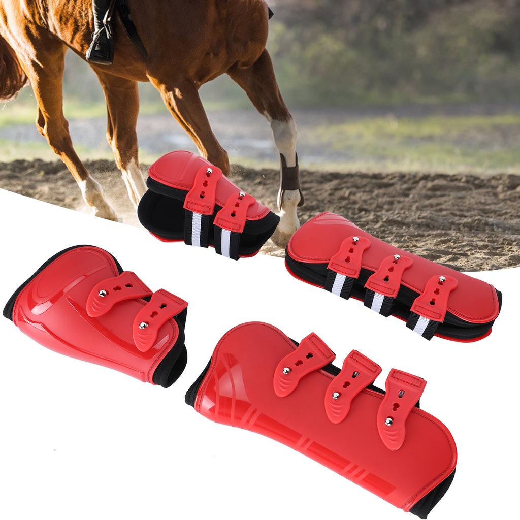 1Set PU Horse Legguard Obstacle Leg or Thickened Leggings with Soft Lining