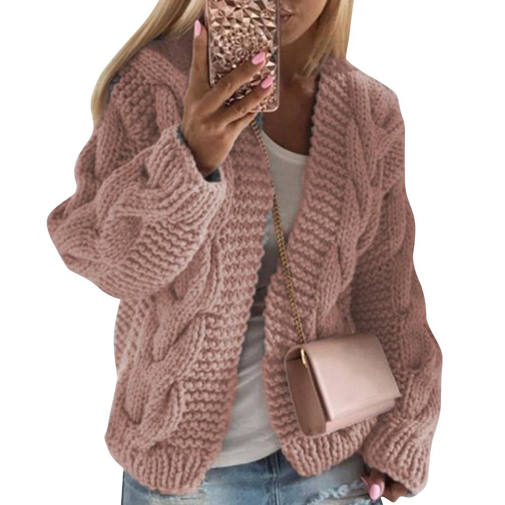 Women's Fashion Casual  Knit Cardigan Sweater