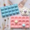 Silicone Half Sphere Baking Mold Reusable 6/15/24 Holes Non-Stick for Ice Cream Chocolate Holiday Baking DIY Gift Making