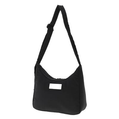 Bolsa de Ombro Autêntica MP6047PPP Allerton Bolsa de Ombro Acolchoada Popeline Preta [Manhattan Portage] [Oficial]