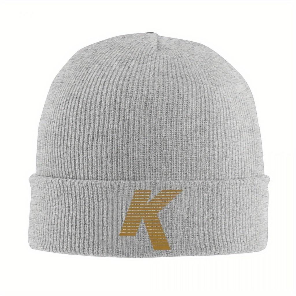 Zildjian K Logo Warm Knitted Cap Hip Hop Bonnet Hat Autumn Winter Outdoor Beanies Hats for  Adult