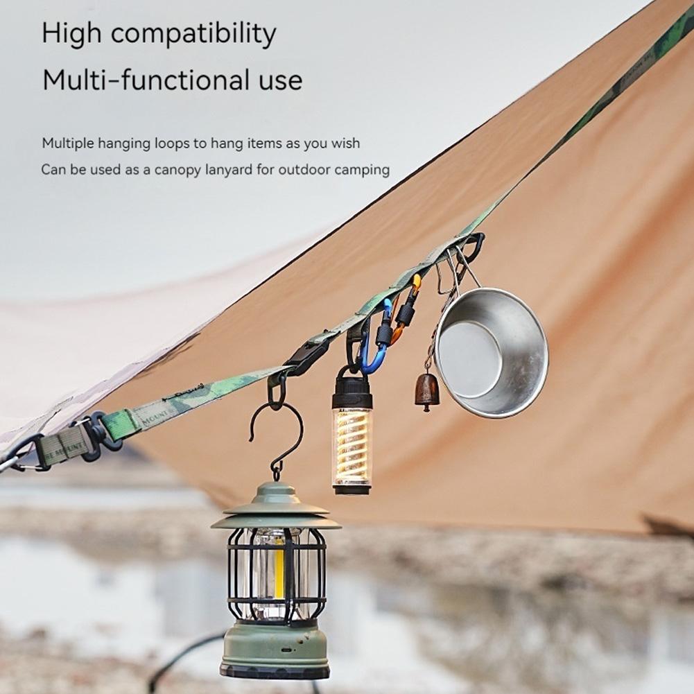 Tactical Shoulder Strap Quick Release Adjustable Crossbody Bag Strap with Hanging Ring Outdoor Camping Molle Extensible Accessor