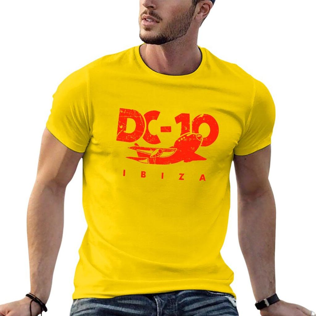 DC10 Bar Club IBIZA: Vintage Red MODEL Club Legend by La French Touch T-Shirt Blouse Anime Mens T Shirts Casual Stylish