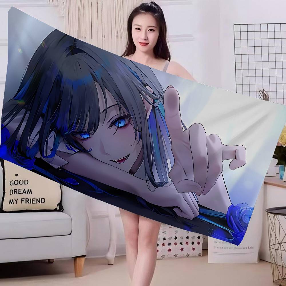 Ado Japanese Singer Microfiber Beach Towel Absorbent Quick Dry Soft Yoga Swimming Resort Mountain Climbing Towel