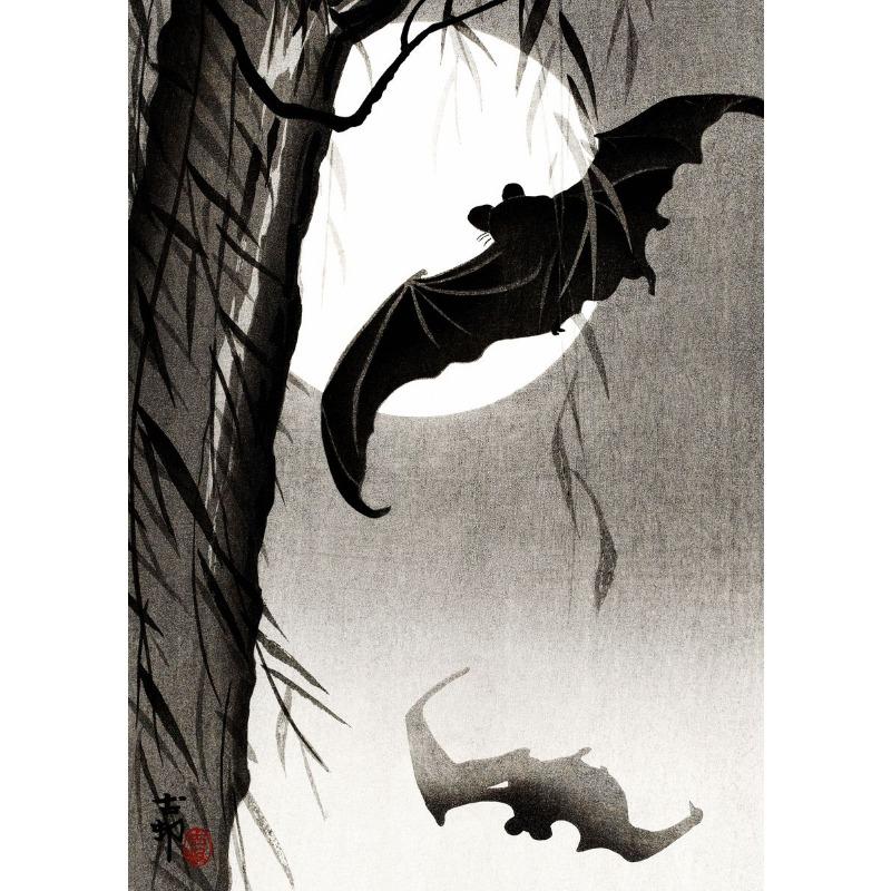 Stile Vintage Giapponese Uccello Pavone Fujiyama Poster e Stampe Pitture su Tela Retro Wall Art Immagini per Arredamento Casa Stanza