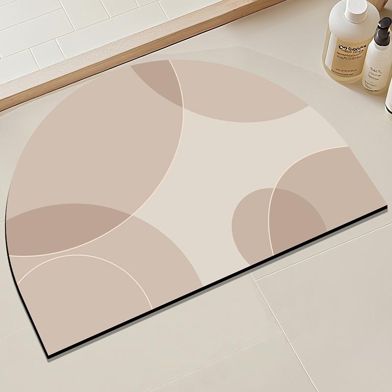 1 Rectangular Machine Washable Diatomaceous Earth Material Bathroom Mat, Floor Mat, Living Room Absorbent Floor Mat