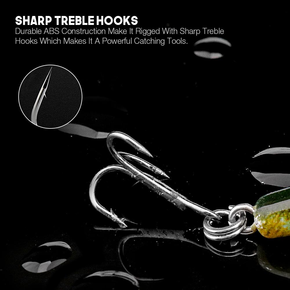 3g 6g Black Minnow Fishing Lure Floating Wobblers Crankbait Hard Artificial Bait Pike Minnow Lures Trout Jerkbait