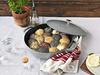 staub Pan Gray Large Hand Cast Enamel Pot Shallow Sukiyaki Compatible with IH Japanese Blaiser "Blazer Sauté 28cm" [Authorized Product] 40511-470