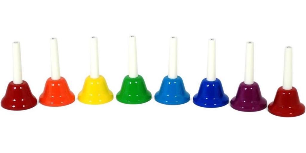 KC Bell Chorus (Handbells) 8-Note Set BC-08KMU Multicolor