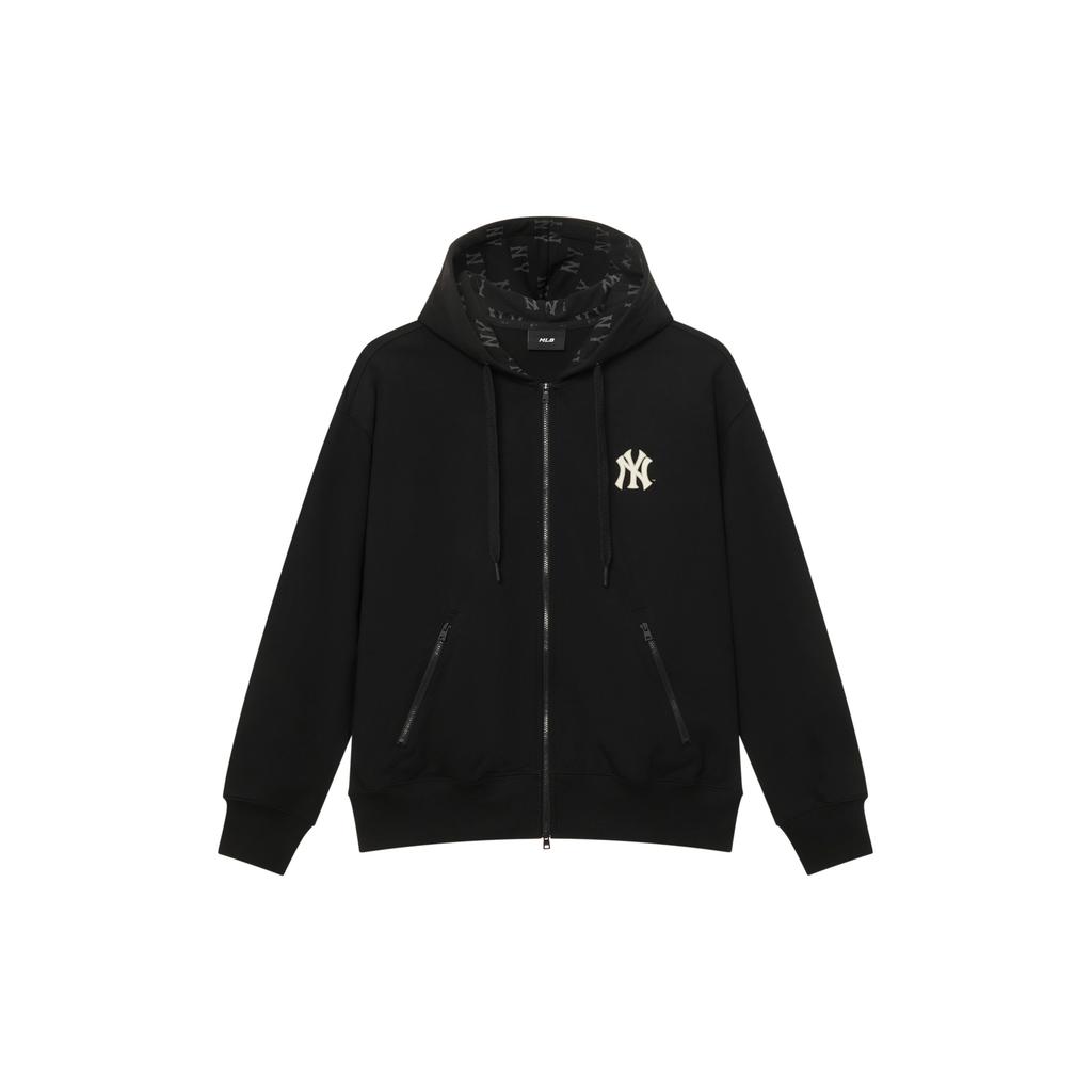 New MLB MONOGRAM Collection New York Yankees SS25 Sweatshirt Unisex Black 3ATRM0451-50BKS