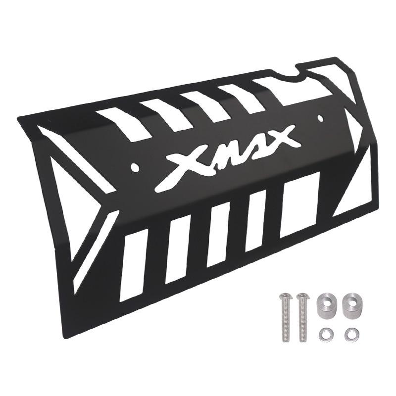 Yamaha XMAX300 Exhaust Heat Shield Protector: Stainless Steel Insulation Cover with Protective Net.