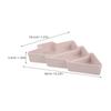 Holiday Christmas Tree Shape Serving Tray 3 Tiered Grids Multipurpose Plastic Fruit Nuts Dish Organizer Tabletop Decoration
