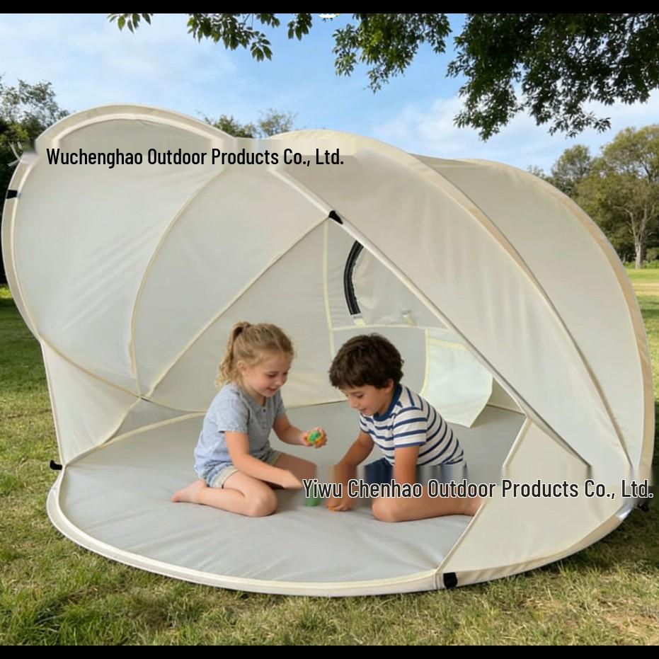Portable Kids Quick Open Play Tent - Beach Sun Protection Shade, Indoor/Outdoor