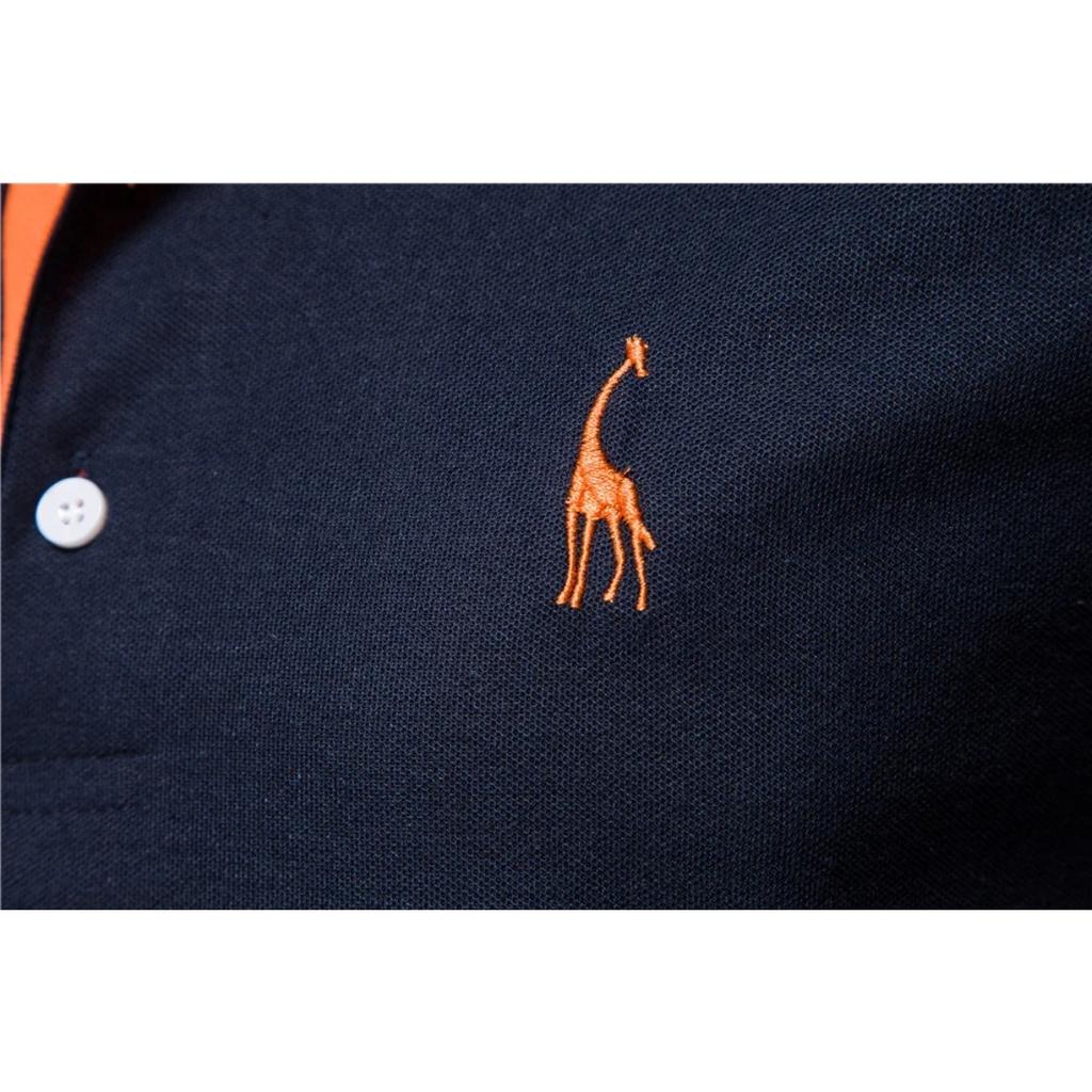 Trend Hub Embroidery 35% Cotton Polo Shirts for Men Casual Solid Color Slim Fit Mens Polos New Fashion Men Clothing