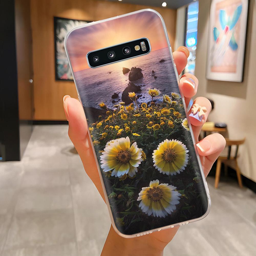 Phone Case For Samsung Galaxy S10 Plus Case Fundas Cases For Samsung Galaxy S10 S 10+ S10E Soft TPU Silicone Bumper Cover Coque