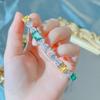BELLA BOX Light Luxury Sugar Cube Aquamarine Yellow Paraiba Color Treasure Bracelet For Women's Daily Party Fashion Jewelry