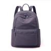 Compact Backpack with Front Zip Pocket Casual Shouler Bag for Daily Use
