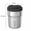 Car Coffee Cup Style Ashtray Garbage Coin Storage Cup Container Cigar Ashtray Holder Metal Lining & ABS Shell Car LED Ashtray