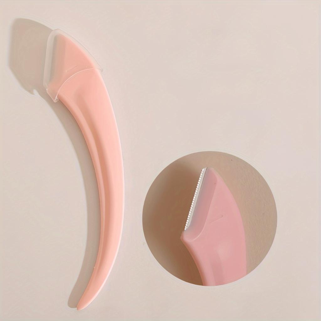 2Pcs/set Eyebrow Clipper/Crescent Eyebrow Trimmer, Safety Blade, Novice Eyebrow Scraper, Men's And Women's Specific Set