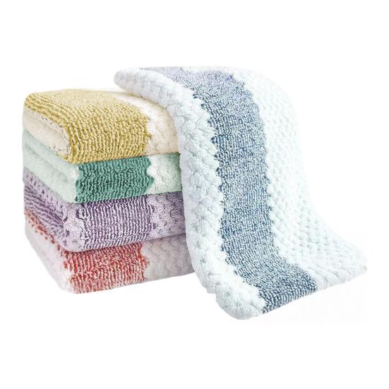1/5/10PCS Super Soft Kitchen Towels In Random Colors