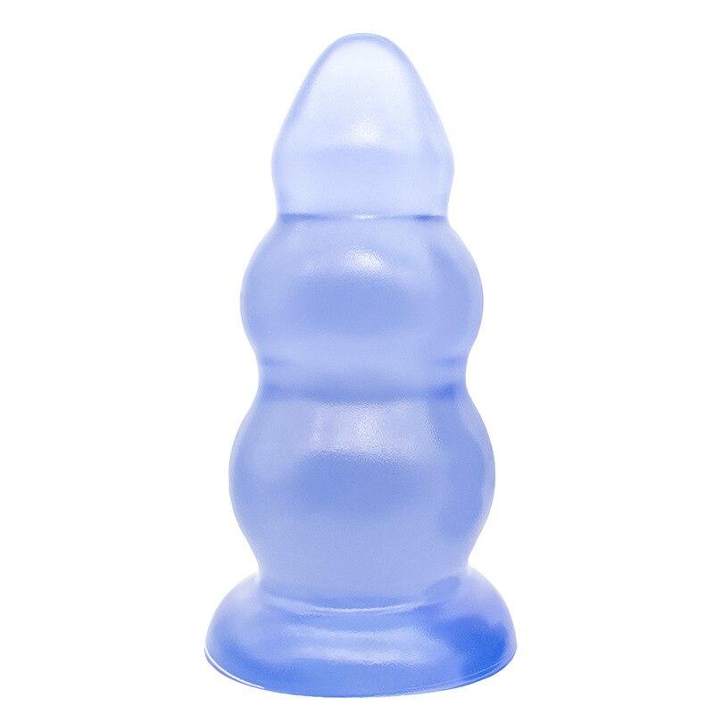 Große Version Pull Beads Anal Plug Dildo mit Sucker Anal Dilator Masturbation Sexspielzeug und Frauen Fisting Slave BDSM