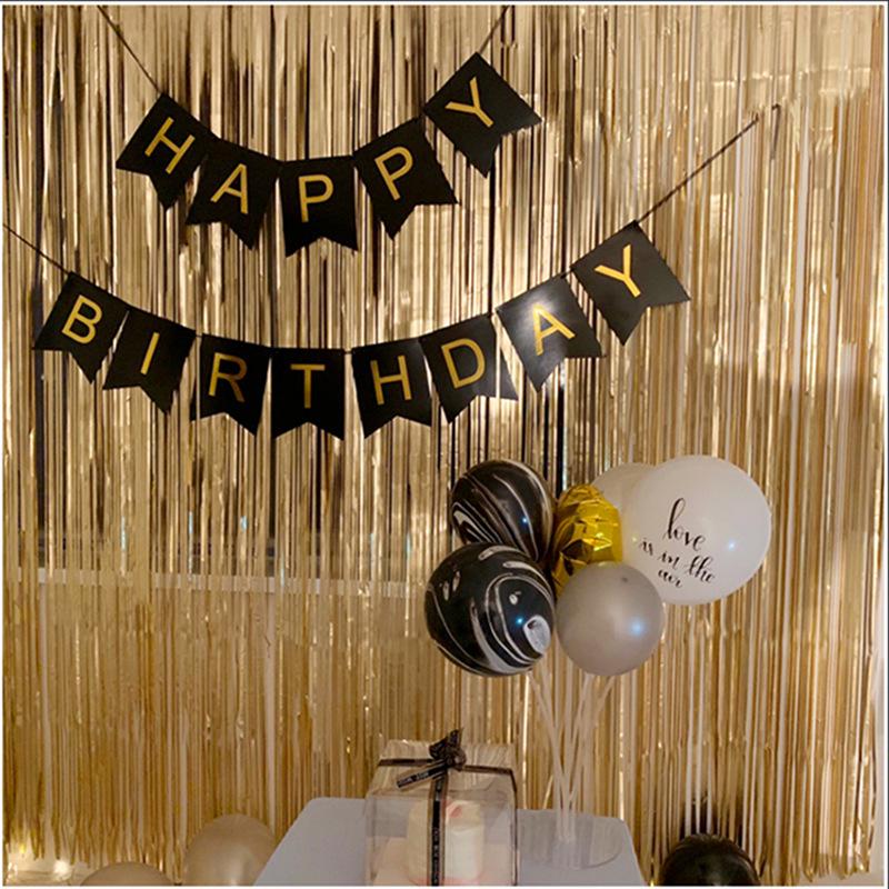 Matte Rain Curtain for Children's Day Birthday Party, 2m X 3m Atmosphere Decor.