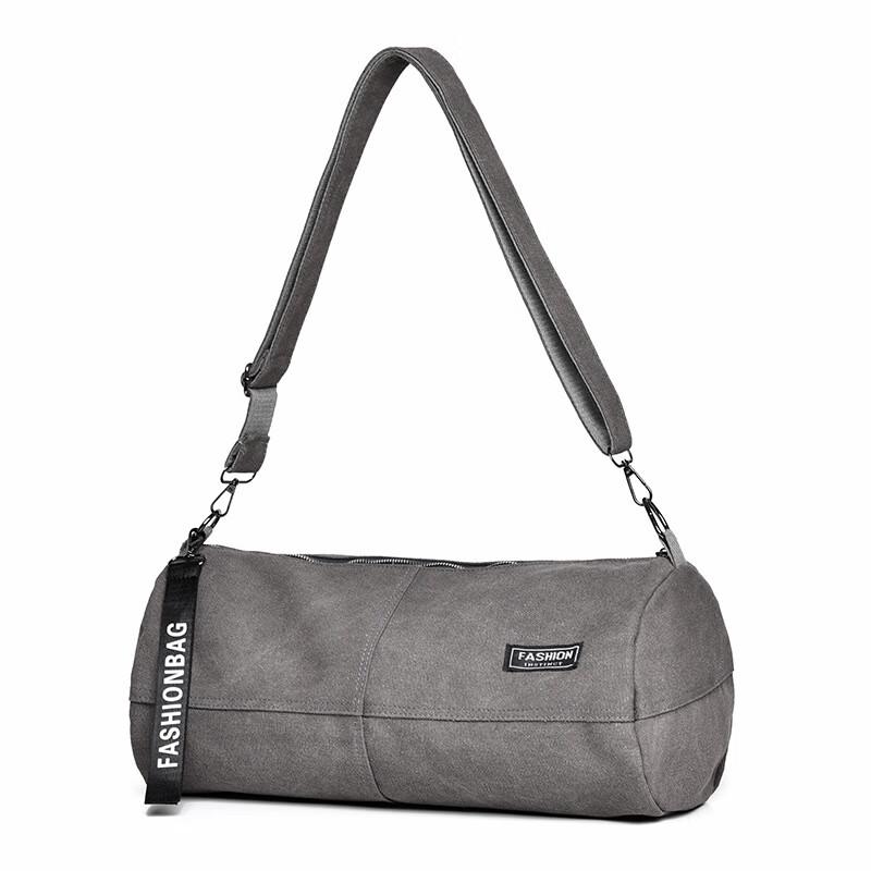 Li Shen Canvas Cylindrical Crossbody Bag