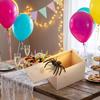 Wooden Surprise Box with Removable Lid and Realistic Spider for Practical Joke and Novelty Entertainment Use
